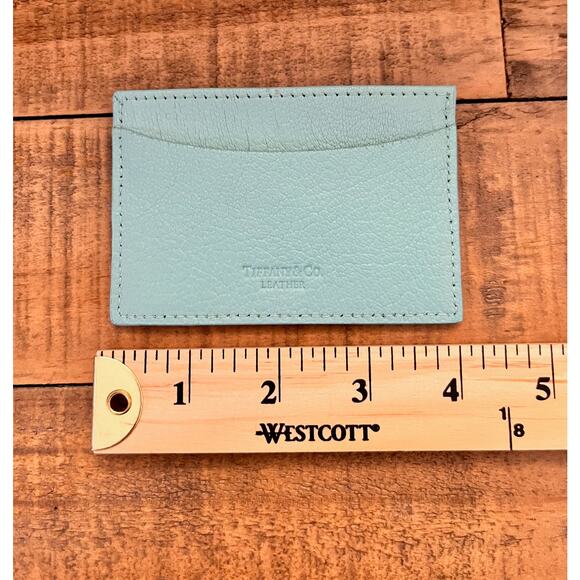 Tiffany & Co Leather Card Case in Tiffany Blue - Picture 6 of 7